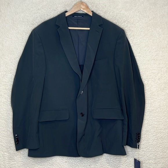 NWT Lands End Mens Pickleball Traditional Sport Coat Suit Jacket Size 42S Short